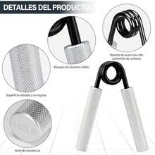 Fortalecedor de Agarre de Mano, Juego de 6 Hand Gripper Ejercitador de Mano, Set Juego de Empuaduras de Mano Para Principiantes y Profesionales, Forearm Exerciser para El Hogar, Gimnasio y Oficina - como se muestra en la figura - Ver 3