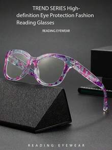 New Asymmetrical Polygon Design Glasses For Elderly 9007 - A - View 1
