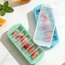 1/2 Cup Silicone Soup Broth Freeze Tray With Lid, 2-Pack Silicone Freezer Mold For Freezing Soups, Sauces And Single-Serve Foods, Microwave , Makes 12 Perfect 1/2 Cup Portions - Multicolor - View 5