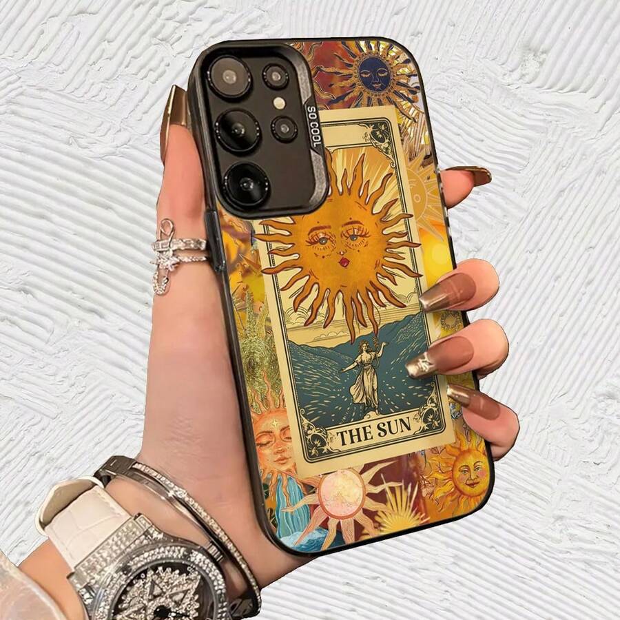 Tarot Sun Art Phone Case High Grade Elegance | Yellow Resistant And Wear-Resistant | Mobile Phone Case Wholesale UV Printing For Samsung And For Galaxy S24/S24P/S24U/S25/S25U/S25P/S20FE/S21FE/S23/S23ULTRA/S23PLUS/S23FE/A52/A54/A53/A14/A25/A34/A05S/A15( - màu đen - Xem 1
