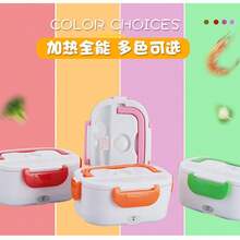 Caja de almuerzo de calefacción - Azul - Ver 2