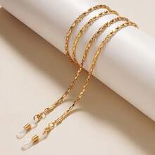 Metal Eyeglasses Chain, Hollow Out Eyewear Lanyard, Anti-Slip Anti-Drop Cord, Mask Chain, The Best Valentine's Day Gift, Fashionable Frontier