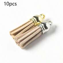 3cm Velvet Tassel Pendant Decor, Mini Tassel DIY Craft Supplies, Electroplated Tassel Wholesale - Gold - View 19