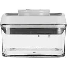 Tarro de almacenamiento de cereales, tarro de almacenamiento de cereales con tapa, recipientes de almacenamiento apilables transparentes para arroz, alimentos para mascotas, frutas secas - 2200 ml - Ver 3