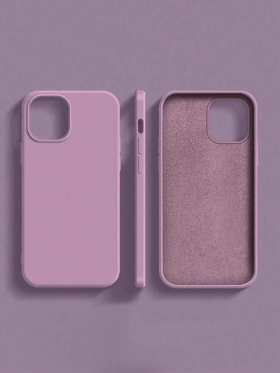 2.0mm Thick Liquid Silicone Phone Case, Compatible With IPhone 17, 16, 15, 14, 13, 12, 11 Pro Max, Full Body Protective Cover - Blackcurrant - View 1