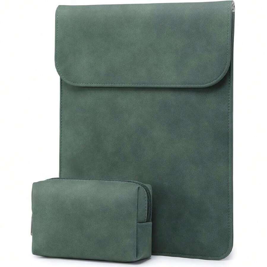 15-16 Pulgadas Funda Protectora para Portátiles para 2019-2024 MacBook Pro 16 M3 M2 M1 Pro/MAX A2991 A2780, MacBook Pro 15 2012-2015, con una Bolsa Pequeña, Verde Medianoche,39825713 - Oro rosa - Ver 1