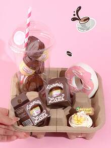 MISSLYN提拉米苏拿铁润唇膏，保湿润唇膏，全天候滋润双唇，富含维生素E、精油和蜂蜜，滋养保湿，淡化细纹和皱纹，品牌美妆，面部彩妆，女士及女孩适用，冬季必备，Y2K风格，时尚百搭，生日礼物、情人节礼物、派对必备、新年礼物，最佳颜色，纯素且不经动物实验 - TIRAMISU LATTE - 查看 8