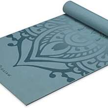 - Alfombrilla de yoga de alta calidad, 6 mm, extra gruesa, antideslizante, para ejercicios y ejercicios de fitness, para todo tipo de yoga, pilates y entrenamientos en el piso (68 pulgadas de largo x 24 pulgadas de ancho x 6 mm de grosor) - Niágara - Ver 3