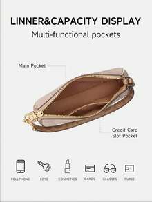 Coach Nolita 19 Mahjong Wallet Bag Shoulder Bags For Women Purses Small Handbag Clutch Bag - Apricot - View 3