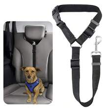 1 Set Black Cat & Dog Pet Leash With Reflective Strip, Dog/Cat Walking Leash, Non-Choke Collar Leash, 2pcs - Black - View 2