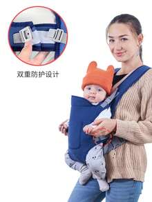 1pc 4 In 1 Baby Carrier Multi-Functional Front & Back Carry For Newborns,Adjustable All-Match Breathable Baby Carrier For Daily Travel Perfect For Comfort Convenienc - Nhiều màu - Xem 8