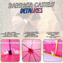 Children's Folding Tent/Castelinho, Girl/Boy, Model Of Your Choice - 羅莎 - 查看 4