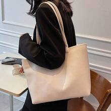 Korean Version Of Large Bag Women's New Versatile Soft Surface Shoulder Bag Large Capacity High Sense Commuter Tote Bag