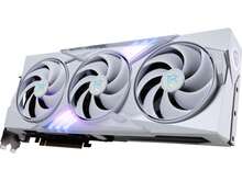 MSI Gaming GeForce RTX 5080 16GB GDDR7 PCI Express 5.0 Graphics Card RTX 5080 16G GAMING TRIO OC WHITE - White - View 4