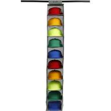 Timotech Organizador de Gorras de Armario Colgante de 10 Espacios, Porta Gorras para Proteger tus Gorras, Perchero para Gorras, Soporte para Gorras, Hat Organizer(default) - Multicolor - Ver 2