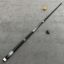 Taco de billar de 147 cm con punta de cuero de 12 mm y estuche de PU - Regalo perfecto para entusiastas y atletas del billar - Negro - Ver 6