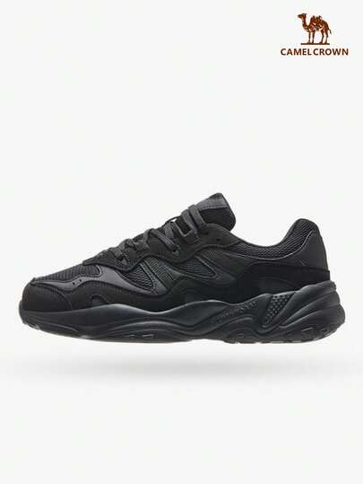 CAMEL CROWN 男士轻便透气跑步鞋，防滑徒步鞋