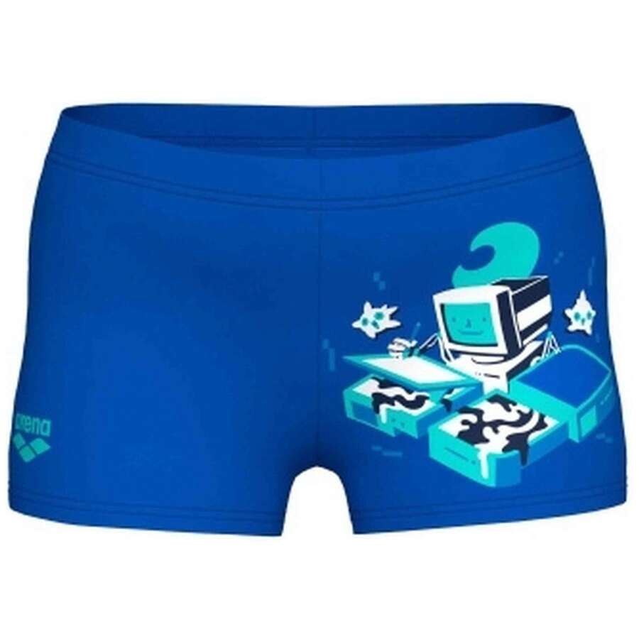 Arena Men Athletic One-Piece Swimsuits - 藍色 - 查看 1