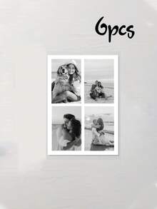 定制照片拼贴画，个性化四格照片墙装饰，高清打印 - 适用于家庭和婚礼相册、情侣礼物、亲朋好友礼物、记忆保存、婚礼相册