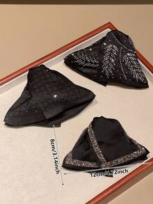 1/2 chiếc kẹp tóc tam giác đính đá kẻ caro thời trang dành cho nữ, kẹp tóc kiểu mới cho kiểu tóc búi, sành điệu và tiện lợi cho tiệc tùng, đi biển, mặc váy, mặc hàng ngày, thích hợp cho hẹn hò, kỳ nghỉ, quà tặng ngày Valentine, quà tốt nghiệp, phụ kiện tóc thanh lịch dành cho nữ - Nhiều màu - Xem 6