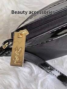 Yves Saint Laurent Bolsa Multiuso para Maquiagem/Necessaire/Organizador de Viagem Portátil, Pode Guardar Cosméticos, Joias, Fones de Ouvido, Etc., Presente Unissex