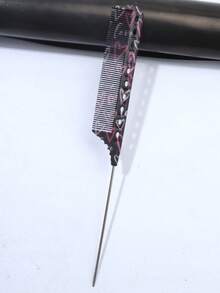 Star Heart Pattern Rat Tail Comb, Anti-Static Plastic, Easy Clean For Curly Wavy Hair, Salon & Home Use - Multicolor - View 9