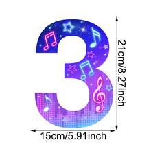 Birthday Digital Party Table Centerpiece, KPOP Themed Birthday Party Honeycomb Decoration, Suitable For Birthday Party Table Centerpiece Decoration - Multicolor - View 10