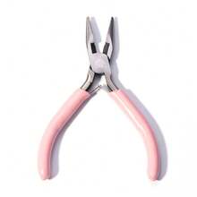 High Quality Carbon Steel Round Nose Serrated Jewelry Pliers - Pink, Ideal For DIY Beading And Crafting - Multicolor - View 11