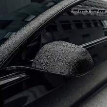 1件個性化幽靈黑車貼膜,高端定制啞光黑車貼,個性化宇宙幽靈黑汽車與摩托車貼紙,防水、防刮、透氣,後視鏡 - 通用車貼膜,汽車改裝 - 均碼 - 查看 10