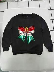 Sudadera casual de manga larga para mujer cómoda, adecuada para primavera, otoño e invierno. - Negro - Ver 5