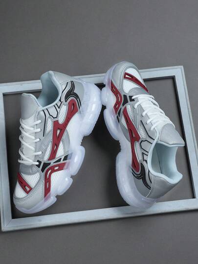 Fashion Casual Men's Shoes,Classic Stylish Men Sports Shoes Lace-Up Running Shoes,Personalized Men Sneakers Street Casual Shoes