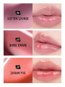 Rom&nd Romand Juicy Gloss Tint 2.0 36, 03 Coral Pink, Limited Edition Gift Set, Glossy Lip Tint, Hydrating Makeup Effect, Cute Anime Collab, Korean Style Lip Makeup. 0.35g/0.01oz. - 36 - Xem 6