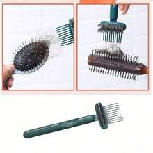 1/3pc Combs Cleaning Brush, Air Cushion & Bristle Brush Cleaning Claw, Reusable Roller Comb Cleaner, Hair Styling Tool,Kitchen,Bathroom,Home,Household Supplies Party, Birthday, Gifts For Men Mom Dad Friends, New Years, Accessories, Funny Gift,School - 彩色 - 查看 5