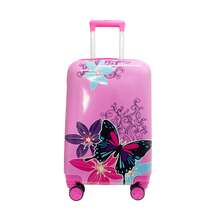 MARKTOMI - ABS Luggage Set (18" + 20") This Set Includes One 20" And One 18" Suitcase, Both Made Of Lightweight And Durable ABS. With Fun Designs And Vibrant Colors, They Are Ideal For Students. Both Have 360° Double Spinner Wheels For Smooth Movement. Unlike Suitcases With Single Wheels, They Glide In All Directions And Are Easy For Students To Maneuver. The Interior Is Compartmentalized And Includes Elastic Straps To Keep Contents Organized. They Also Feature An Adjustable Telescopic Handle And An Integrated Combination Lock. Perfect For Family Trips, School Excursions, And As Carry-On Luggage. - L37-7-58 - 查看 4