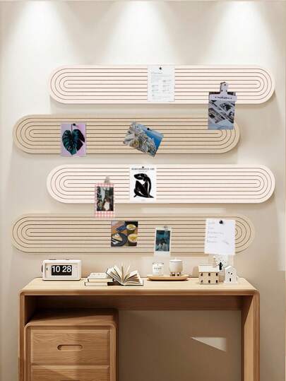 1pc Multipurpose Self-Adhesive Felt Bulletin Board, No Drilling Needed Decorative Memo Board For Photo Wall DIY Display, Removable Home/Office Wall Message Board, Reusable Pinboard For Office/Classroom, Creative Wall Notification And Task Board, Alternative To Whiteboard, Supports Notes/Photos/Posters