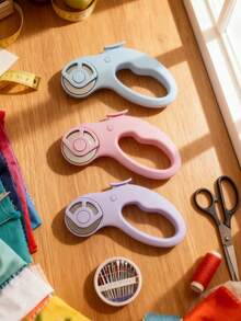 1 Piece Of 45mm Cloth Cutting Roller Knife, Paper Leather Cutting Knife With Blade Handle Surface Sprayed With High Tactile Oil Treatment (Pure Manual Tool)