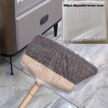 100pcs/Pack Disposable Broom Covers, Essential For Home Dust Removal. Static Electricity Attracts Hair And Dust, Making Cleaning Easier. - Multicolor - View 4