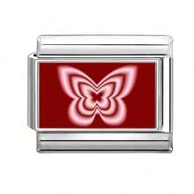 1pc DIY Modular Photo Bracelet, With Animal, Butterfly, Heart, Letter, Cherry Blossom Elements, Suitable As Party Gift For Friends/Couples, Ideal For Christmas, New Year, Halloween, Valentine's Day, Charming Design, Stainless Steel Jewelry, Local , Practical & Fashionable, Christmas & Halloween Essential - M293842 - View 18