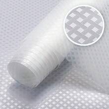 1卷EVA无粘性搁板垫 - 防水耐用，适用于冰箱和橱柜抽屉，尺寸可定制，强力防滑，半透明 - 無色 - 查看 13