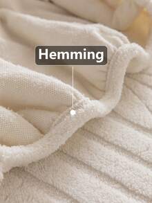 1件条纹沙发套，可机洗，宠物友好型沙发保护套，一体式全包覆座垫套，高耐用性且不易褪色 - 米色 - 查看 7