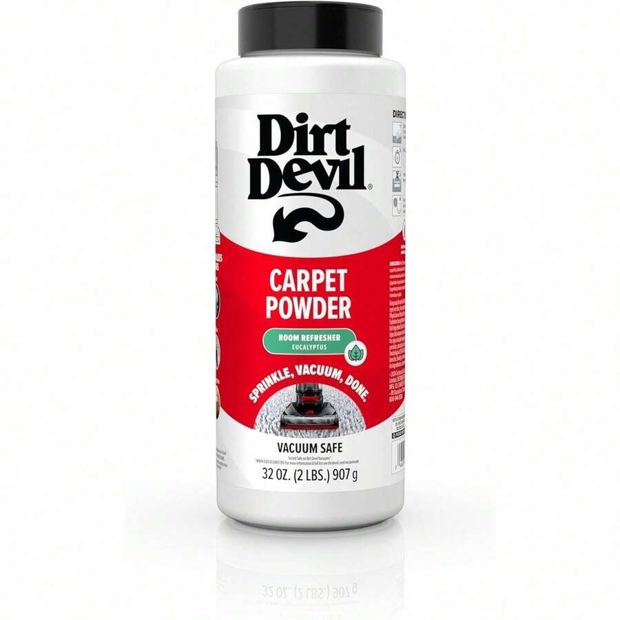 Dirt Devil Carpet Powder, 32 Oz, Room Refresher And Odor Eliminator, Eucalyptus Scent, Vacuum Cleaner , For Use On Carpets, Rugs, Upholstery And More, Carpet Freshener Powder For Home Use - Bạch đàn - Xem 1