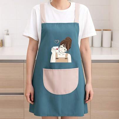 3pcs Waterproof Kitchen Aprons Suitable For Cooking Baking Men Women,Apron,Aprons For Women