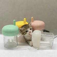 宠物喂奶瓶 - 模拟妈妈乳房的宠物喂奶瓶 - 婴儿防呛喂奶器，滴入口中。自动控制压力。 - 彩色 - 查看 5