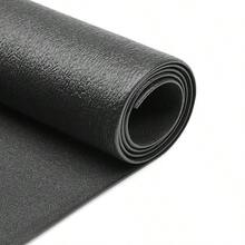 High Density Exercise Equipment And Treadmill Mat, 183cm X 76cm, Black, HighDensity PVC, Compatible With Indoor Exercise Stationary Bike, Elliptical, Gym Equipment, Use On Hardwood Floors And Carpet Protection - 076x183MeterMat - View 3