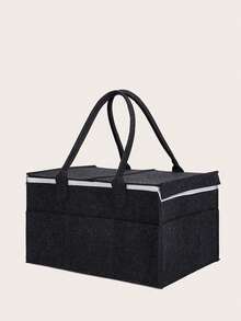 1pc Foldable Felt Diaper Bag (Mom Style) - Multicolor - View 11