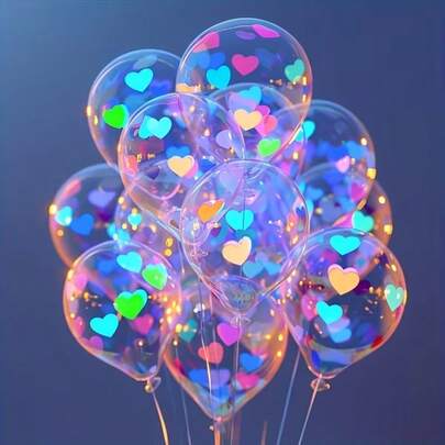 30 piezas de globos de látex en forma de corazón neón de 12 pulgadas, decoraciones de fiesta reactivas a los rayos UV, adecuadas para cumpleaños, bodas, San Valentín, Halloween y fiestas de verano - no se necesita energía, disponibles en varios colores, perfectas para decorar fiestas nocturnas y fiestas de resplandor.