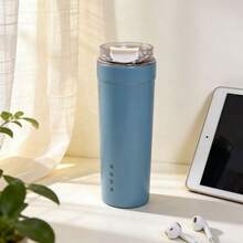 550ML Stainless Steel Large Capacity Coffee Cup, High-Quality Vacuum Insulated Travel Mug, Leak-Proof Handle, Thermal Cooling Cup For Office, Beverages - Multicolor - View 4