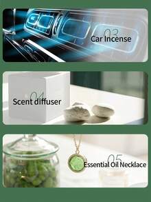 6pcs Essential Oil Refill, Made From Pure Essential Oils, Suitable For Aromatherapy, Humidifiers, Car Diffusers, Fragrance Lamps, Candle Making, Air Purification, Freshening, Valentine's Day & Wedding Supplies