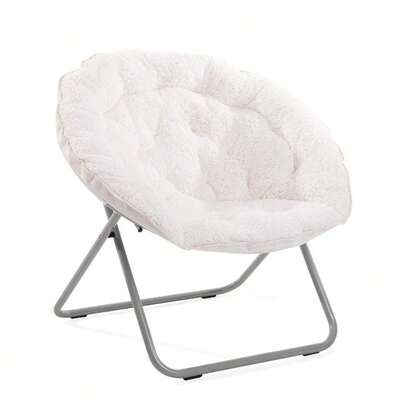 Mainstays Oversized Saucer Chair, Collapsible For Easy Storage