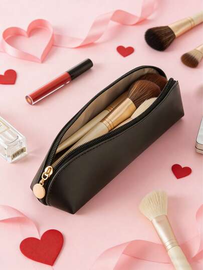 New Accordion Cloud Makeup Brush Bag, Multi-Functional Storage Pouch, Travel Toiletry Organizer For Eyebrow Pencil, Mascara, Lipstick, Makeup Brushes, Shell Shaped Portable Inner Bag, Small Clutch, Great Gift